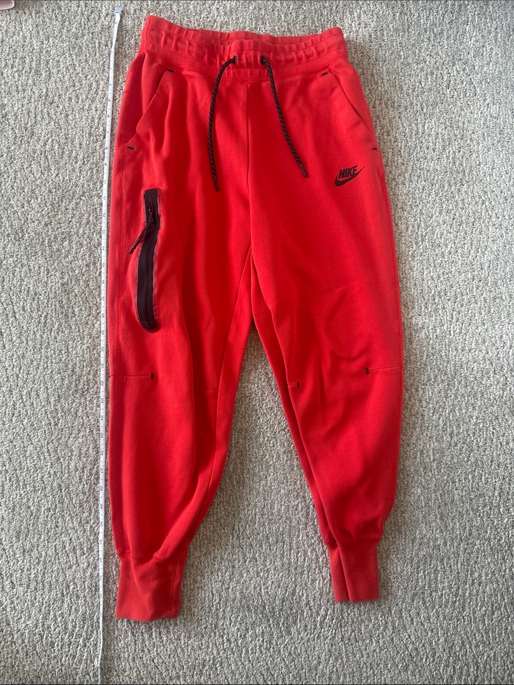 Nike Womens Red Joggers/ Sweatpants with Black Accents Size XS